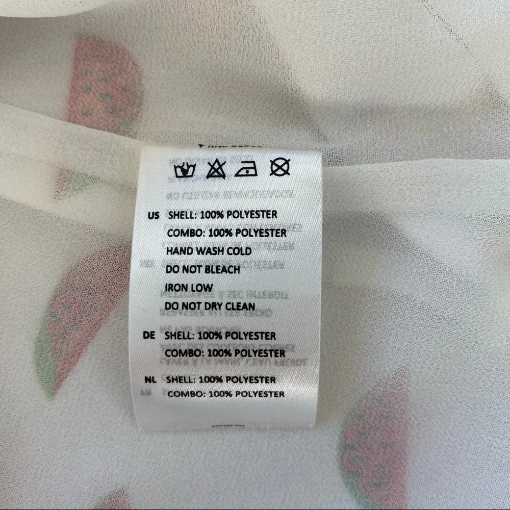 Watermelon Print Ruffle Top - Picture 5 of 5